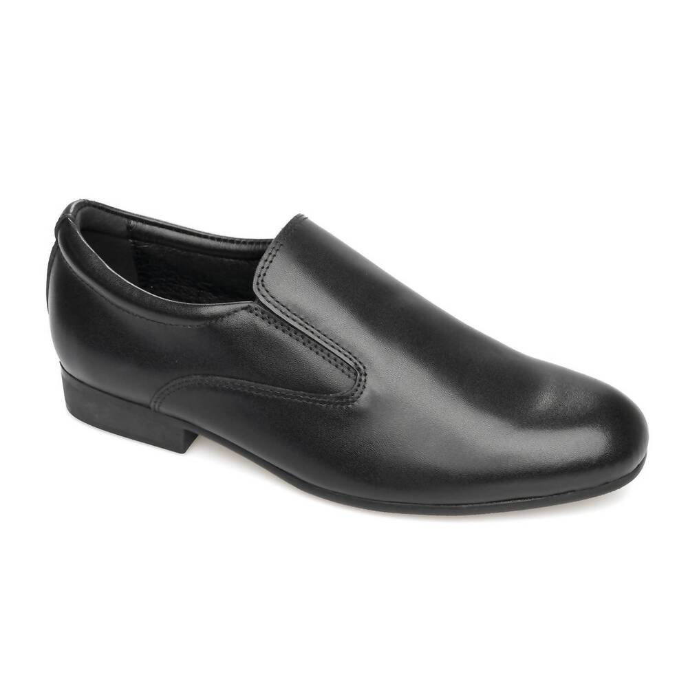 NEW VENETTINI boys chase23 leather slip on shoe in black
